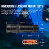 Trustfire 2300Lumen LED Diving Flashlight 100M Waterproof Snorkeling Scuba Light