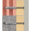 Fischer 570207 Propack SX-Plus Dowels, Grey, Diameter 6 mm