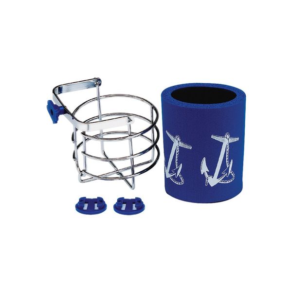 SeaSense Drink Holder (Chrome Plated Brass),16 inch