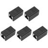 WANGCL 5 PCS Ethernet Coupler RJ45 Coupler For Hubs Switch Tv Set-Top Box Router Wireless Device Computers Etc