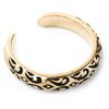 Windalf Viking Toe Ring SVALA 4mm Bohemian Midi Ring Bronze, Bronze