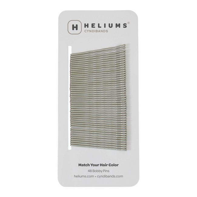 Heliums Small 1.5 inch Bobby Pins in Brown