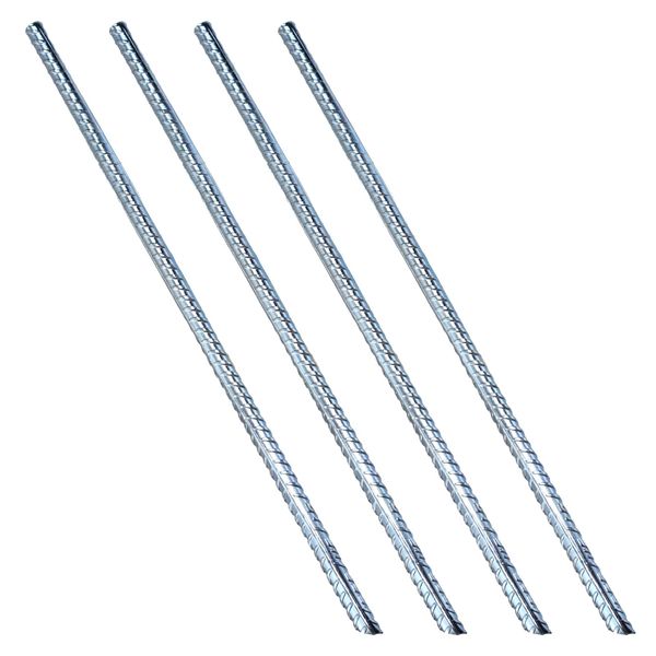 Verzinkt Bodenanker Erdanker 38 cm Bewehrungsstab Anker Bewehrungsstahl Betonstahl 10MM Boden Zeltheringe Erdnagel für Camping Zelte Zäune Burgen