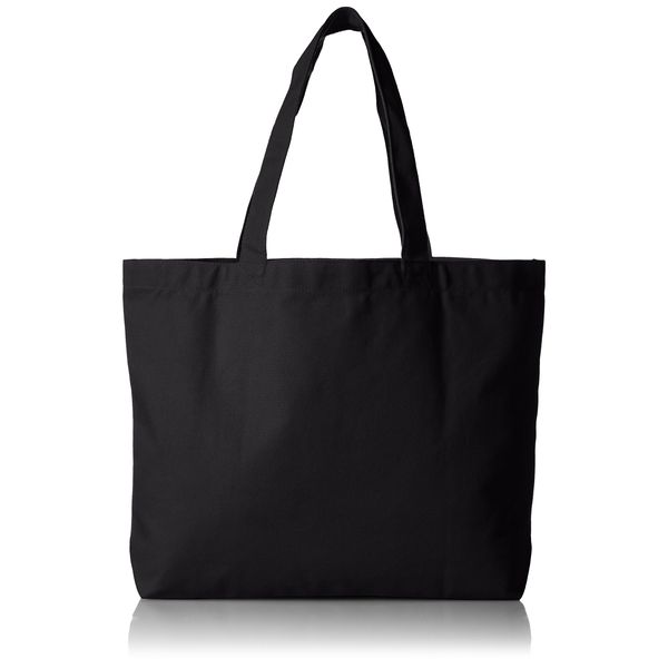 UnitedAthle 14.3 oz. Canvas Tote Bag (Large) - black -