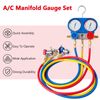 A/C HVAC Diagnostic Manifold Gauge Set Air Conditioner Manometer System Test Kit