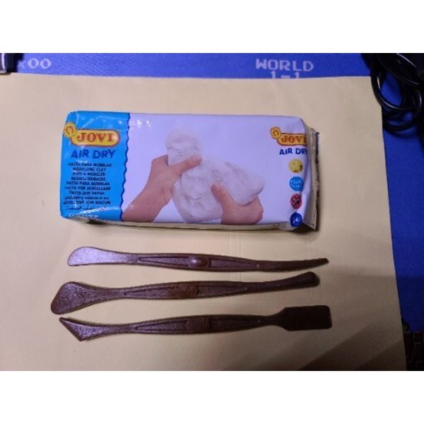 Air Dry JOVI Modelling Clay - White