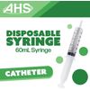 60mL Catheter Tip Syringe, Sterile, Individually Wrapped, 25 Pack