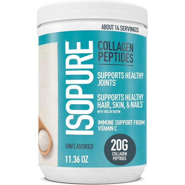 Isopure Collagen, Unflavored, 14 servings