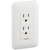 Panasonic WTP113238WP Wide 21 Embedded Ground Terminal with Double Outlet