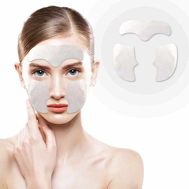 20PCS Forehead Eye Face Cheek Sticker Nano Collagen Film Soluble Facial Mask NEW