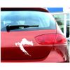 Skyline4u Croatia Sticker 10 x 9.7 cm Light Grey