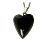 Whitby Jet Love Heart Pendant