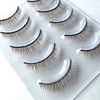 D-ONE False Eyelashes Natural 5 Pairs (A06 Natural Cross Brown)