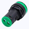 Baomain AC 220V Electrical Circuit LED Indicator Pilot Lamp, AD16 Green Light 5 Pack