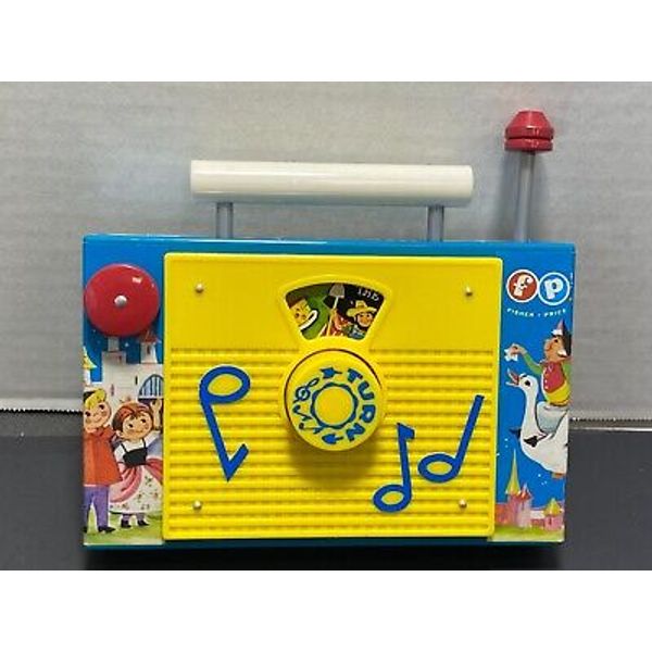 Vintage Look Replica Fisher Price TV-Radio Musical Toy ~ Farmer in the Dell 2009