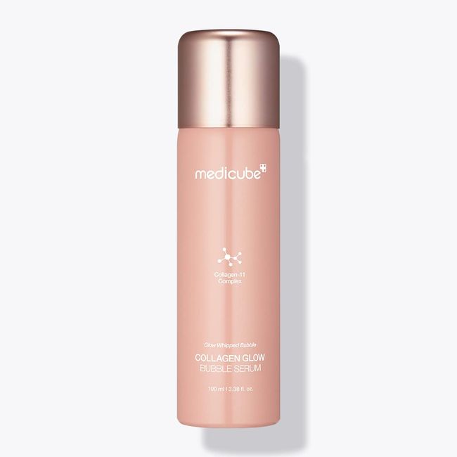 Medicube Collagen Glow Bubble Serum - Fast-absorbing bubble-type serum that gives you 24h Glow & Lifted Look - Korean skincare (3.38fl.oz.)