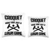 Croquet: More Than Just A Lawn Game Throw Pillow