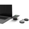 Tylt Medallion Portable Wireless Charging Pad Compact Wireless Charger Black