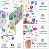 GRESATEK Party Table Cloth,Happy Birthday Table Covers Plastic Disposable Tablecloth Birthday Party Table Decoration Supplies for Kids Boys 137 x 274cm