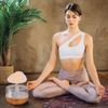 Rain Cloud Humidifier LED Diffuser Multicolor LED Light Home Aromatherapy Ultrasonic Wooden accent