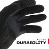 Mechanix Wear - M-Pact Open Cuff Work Gloves (Small, Black/Grey)