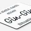 JUNIWORDS 1009530 Mouse Mat with German Text "Das sieht nach einer Gin-Gin Situation aus" [German Language]