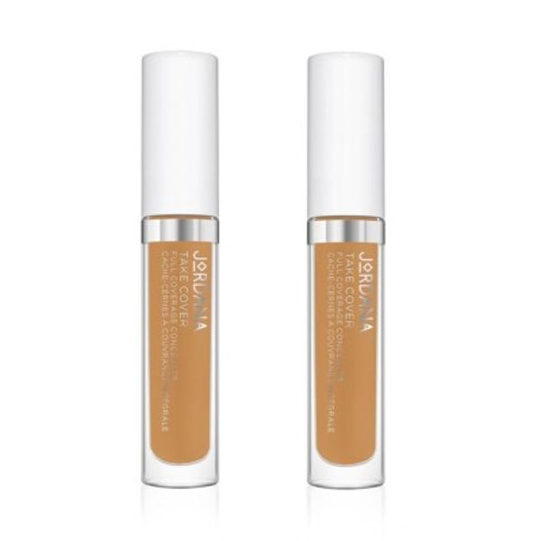 Jordana Take Cover Full Coverage Concealer, 14 Toffee - 2 PACK