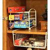 DecoBros Kitchen Wrap Organizer Rack,White (Small/Standard, 2-1/2" BOX)