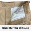 Golf Knickers Khaki Microfiber (Plus Fours) for Men - 36"