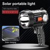 3000000LM Bright Solar/USB Rechargeable LED Spotlight Flashlight Searchlight US