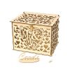 CODIRATO Wooden Vintage Wedding Card Box with Lock