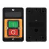 Akozon Industrial Push Button Start/Stop Machine Switch - AC 220V/380V 10A, Emergency Stop Switch, On/Off for Router Table