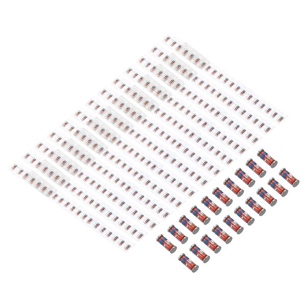 PATIKIL Zener Diode 1 Set 0.5W Surface Mount Diode Kit LL-34 3V 3V3 3V6 4V7 5V1 5V6 6V2 7V5 10V 12V 15V 20V 24V 39V