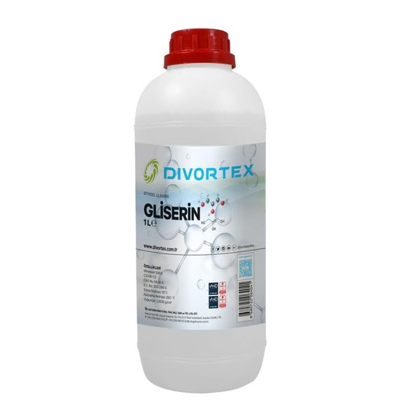 Divortex Bitkisel Gliserin VG C3H8O3 (% 99.7 Saflık)1 Lt(1,26 kg)