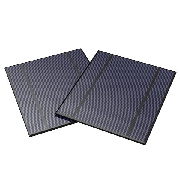 ALLPOWERS Solar Panel Modules, 2.5W 5V, 500mAh, 5.1 x 5.9 inches (130 x 150 mm) Solar Charging, Mini Solar Cells, Epoxy, Great For DIY Projects, Includes Solar Panels Only, 2 Pcs