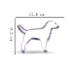 Dog Cookie Cutter Set - 3 Piece - Stainless Steel