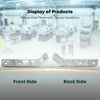 YHTAUTO Rear Right Passenger Side Bumper Bracket Compatible with Nissan Versa 2007-2012 Hatchback