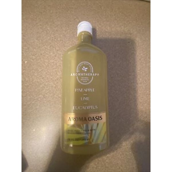 Bath & Body Works Aromatherapy PINEAPPLE LIME EUCALYPTUS Body Wash + Foam Bath