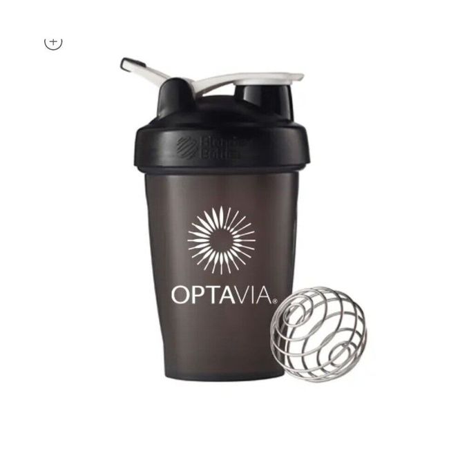 Optavia 12 oz Shaker Bottle BPA Free Drink Cup Whisk Ball New In