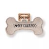 History & Heraldry Squeaky Dog Toy (I my Cavapoo)