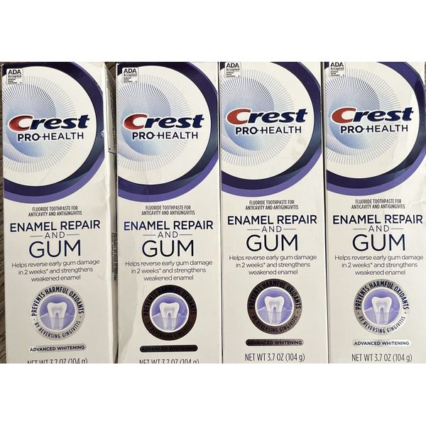 4 Crest Pro-Health Gum & Enamel Repair Advanced Whitening Toothpaste 3.7 oz 6/26