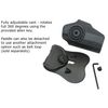 For Glock 26 27 Gen 1,2,3,4,5 Level 2 OWB Paddle Holster w Quick Release Button