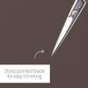 Mehaz #371 Professional -  4" Eye Brow & Mustache Scissors - Trims w/ Precision
