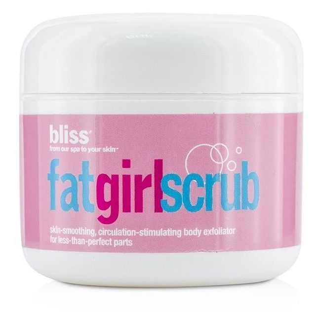 Bliss Fat Girl Scrub Skin Smoothing, Stimulating Body Exfoliator, 2.7 Oz
