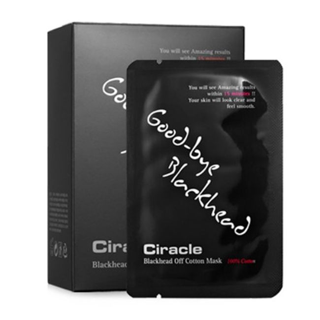 Ciracle Blackhead Off Cotton Mask 20 Sheets (New version)