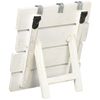 Paseo Wood Wreath Stand White WF – WH