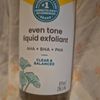 Burt's Bees Even Tone Liquid Exfoliant 8oz AHA+BHA+PHA Clear & Balanced 8 fl oz