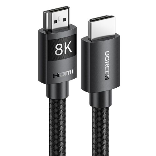 UGREEN HDMI 2.1 HDMI Cable, 1m 8K HDMI, Ultra High Speed, 48Gbps, 10K, 8K@60Hz, 4K@240Hz, 144Hz, 120Hz, eARC, Ethernet, Dynamic HDR, UHD, HDCP, 3D, PS5/4, Xbox Switch, TV, PC, Monitor, etc