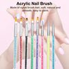 VOCOSTE ネイルアートブラシセット ジェル ポリッシュ ネイルアートデザイン ペンペインティングツール DIY マニキュア用 1セット入り