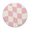 Danish Pastel Aesthetic Pink Checkered PopSockets Adhesive PopGrip